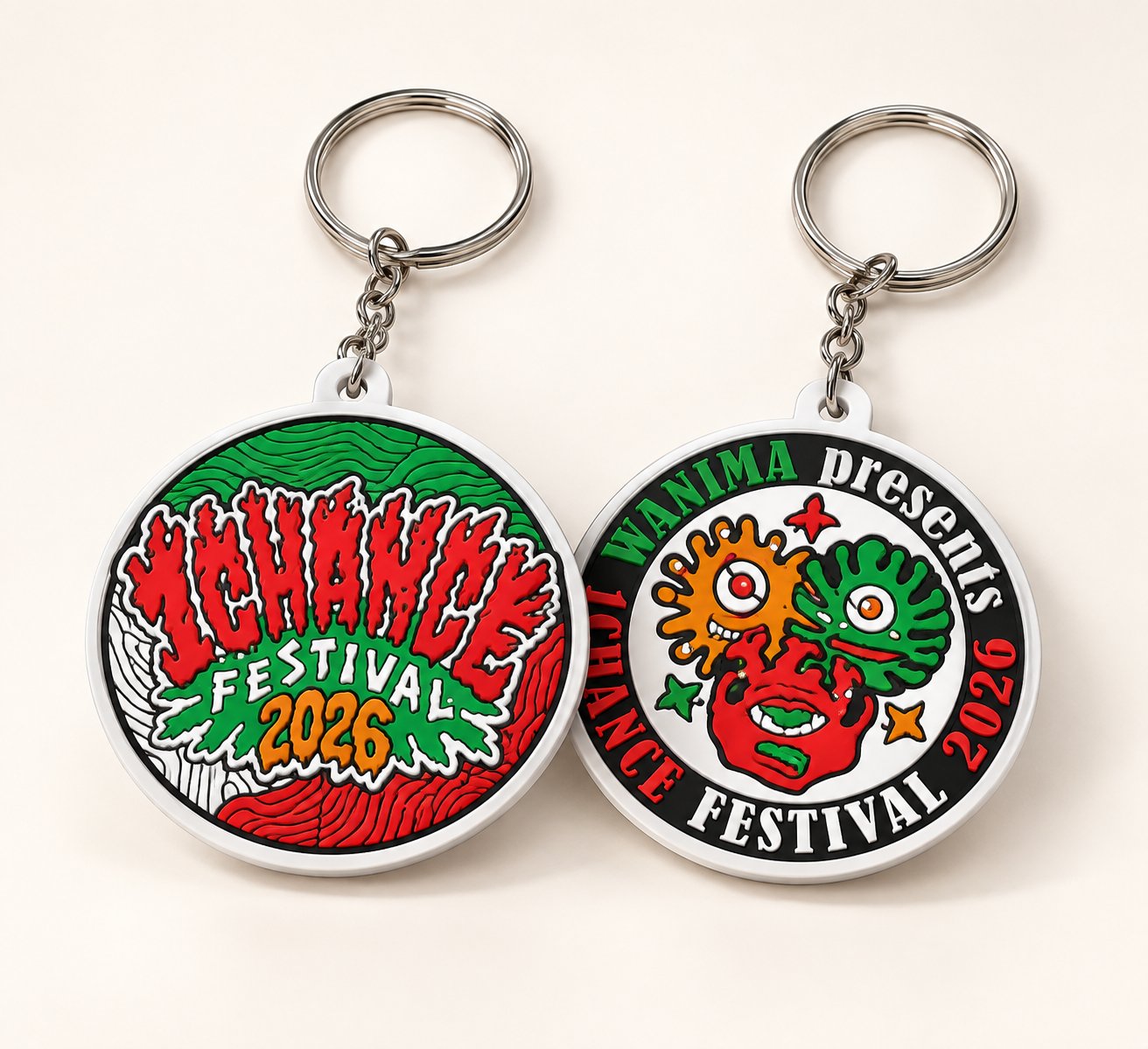 1CHANCE FESTIVAL 2026のオリジナルキーホルダー